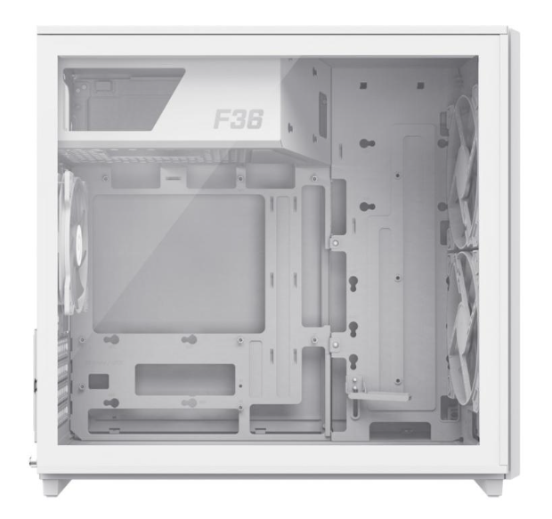 Корпус GameMax F36 WH White with window 153220 фото