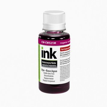 Чорнило ColorWay до Canon CW521 M Dye-based 100 ml (CW-CW521M01) 10492 фото