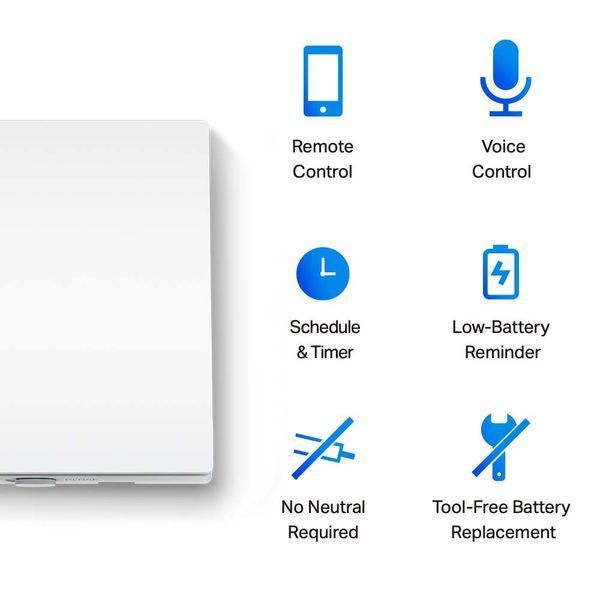 Розумний вимикач світла TP-Link Tapo S210 145537 фото