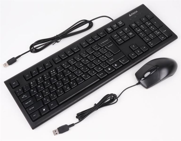 Комплект (клавіатура + миша) A4Tech KRS-8572 Black USB 81022 фото