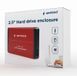 Зовнішня кишеня Gembird для HDD 2.5" USB 3.0 (EE2-U3S-2-R) 46148 фото 4