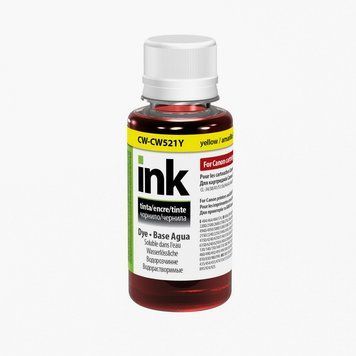 Чорнила ColorWay до Canon CW521 Y Dye-based 100 ml (CW-CW521Y01) 10493 фото