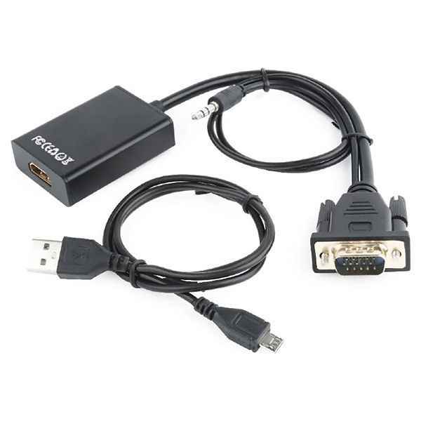 Адаптер Cablexpert VGA - HDMI (A-VGA-HDMI-01) 71966 фото