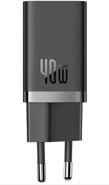 Зарядний пристрій Baseus GaN5 Pro Fast Charger 40W 2 x Type-C Black (CCGP180101) 55543 фото Зарядний пристрій Baseus GaN5 Pro Fast Charger 40W 2 x Type-C Black (CCGP180101) 55543 фото