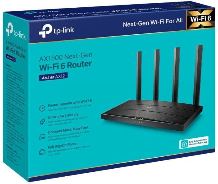 Маршрутизатор TP-Link Archer AX12 47210 фото