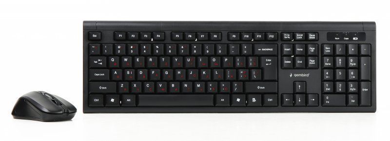 Комплект (клавіатура + мышка) Gembird KBS-WM-03-UA USB Black 90834 фото