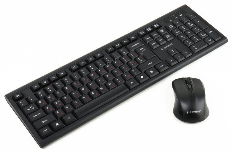 Комплект (клавіатура + мышка) Gembird KBS-WM-03-UA USB Black 90834 фото