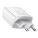 Зарядний пристрій Baseus Compact Quick Charger 2U+C 30W White (CCXJ-E02) 45435 фото 4