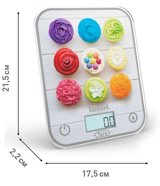 Ваги кухонні Tefal Optiss Cake Pops BC50D4V0 до 5 кг 53613 фото