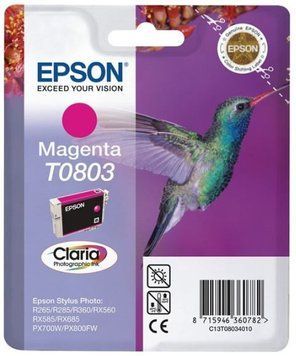 Картридж Epson T0803 (C13T08034010/ C13T08034011) Magenta 37952 фото