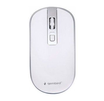 Миша Gembird MUSW-4B-06-WS Wireless White-Silver 128547 фото