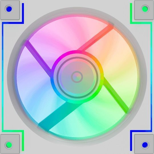 Набір вентиляторів GameMax RD300 WH ARGB Fan 3in1 Kit 38809 фото