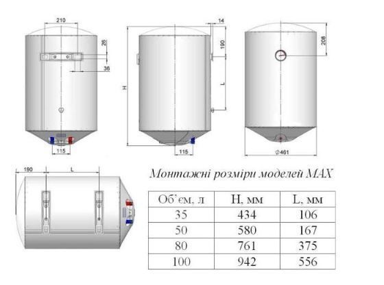 Бойлер WHP Max 50 160118 фото