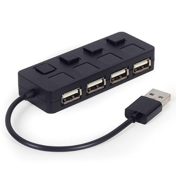 USB-хаб Gembird 4 Port з вимикачами UHB-U2P4-05 132061 фото