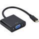 Адаптер-перехідник Cablexpert USB Type-C на VGA (A-CM-VGAF-01) 129816 фото 1