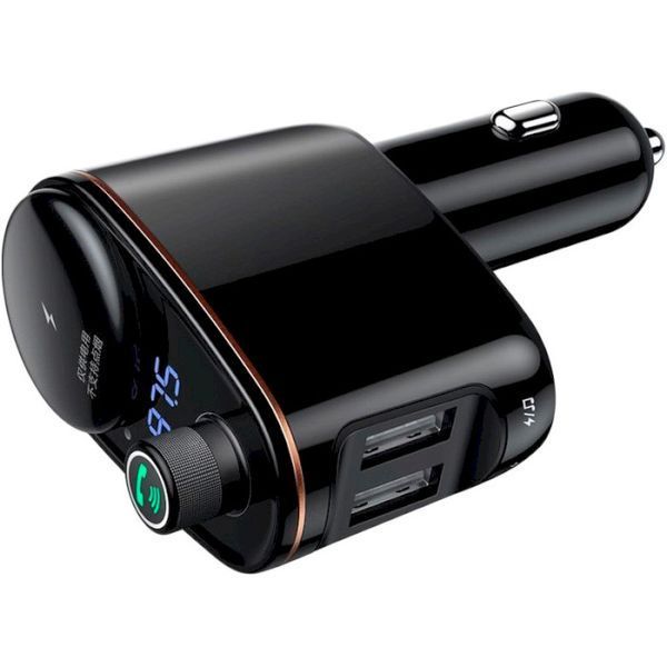 FM-трансмітер Baseus FM Launcher Locomotive 3.4 A 2 USB (CCHC000001) 54732 фото