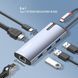 USB-хаб ColorWay USB-C - 3xUSB-A 3.0 HDMI 4K RJ-45 USB-C PD 100W Dark Grey (CW-HUB02) 149118 фото 10