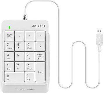 Клавіатура дротова A4Tech Fstyler Numeric Keypad White FK13P 115240 фото