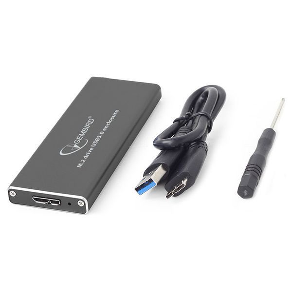 Зовнішня кишеня Gembird для HDD/SSD M.2 (NGFF) USB 3.0 (EE2280-U3C-01) 86635 фото