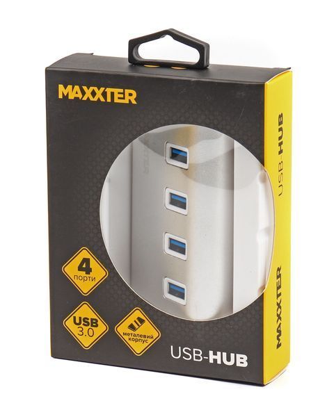 USB-хаб Maxxter HU3A-4P-01 108386 фото