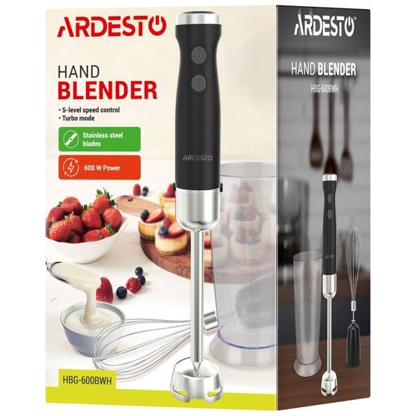 Блендер Ardesto HBG-600BWH заглибний 49275 фото