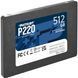 SSD диск Patriot P220 512GB 2.5" SATAIII TLC (P220S512G25) 38872 фото 2