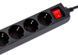 Мережевий фільтр Logan SFB5-3 Black 56132 фото 4