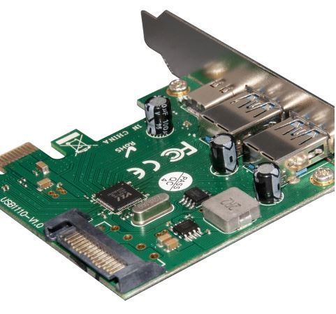Адаптер Frime NEC720202 (ECF-PCIEtoUSB007.LP) PCI-E-2xUSB3.0+USB3.0 Type-C 116816 фото