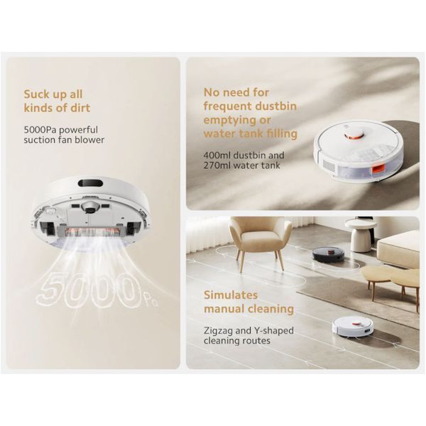 Робот-пилосос Xiaomi Robot Vacuum S20 Black 52588 фото