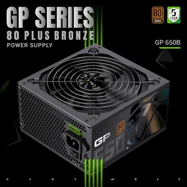 Блок живлення GameMax 650W GP 650B Black 42638 фото