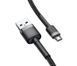 Кабель Baseus Cafule Cable USB for Micro 1.5A 2.0 м Grey/Black (CAMKLF-CG1) 43723 фото 4