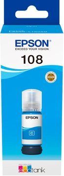 Чорнило Epson 108 EcoTank L8050/L18050 cyan (C13T09C24A) 145660 фото