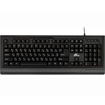 Клавіатура дротова Frime Office Keyboard Black USB (FKBB0123) 30825 фото
