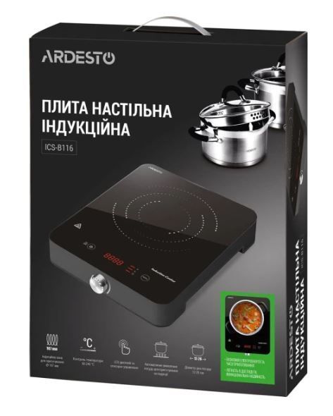 Настільна плита Ardesto ICS-B116 електрична 92639 фото
