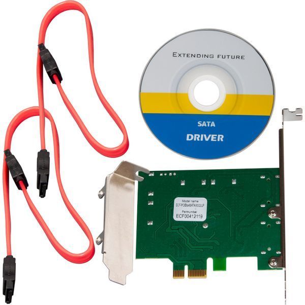 Плата розширення Frime (ECF-PCIEto4SATAIII002) PCI-E-4хSATAIII, 88SE9215 141090 фото