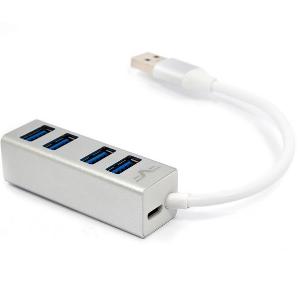 USB-хаб Frime 4-х портовий 3.0 Silver (FH-30520) 140987 фото