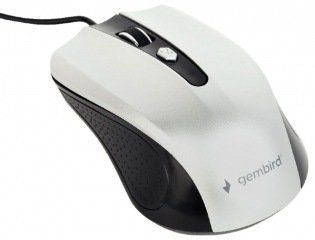 Миша Gembird MUS-4B-01-BS Silver/Black USB 93253 фото