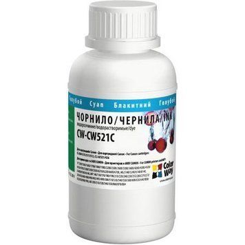 Чорнила ColorWay CW521 200ml Cyan (CW-CW521C02) 33809 фото