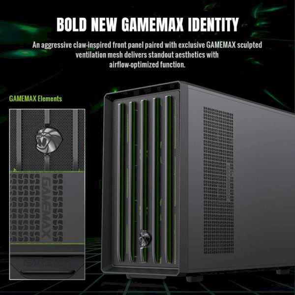 Корпус GameMax Claw 360 Black без БЖ 42679 фото