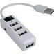 USB-хаб Gembird 4 порта USB 2.0 (UHB-U2P4-21) 94196 фото 1