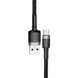 Кабель Baseus Cafule Cable USB for Micro 2.4A 0.5 м Grey/Black (CAMKLF-AG1) 46456 фото 2