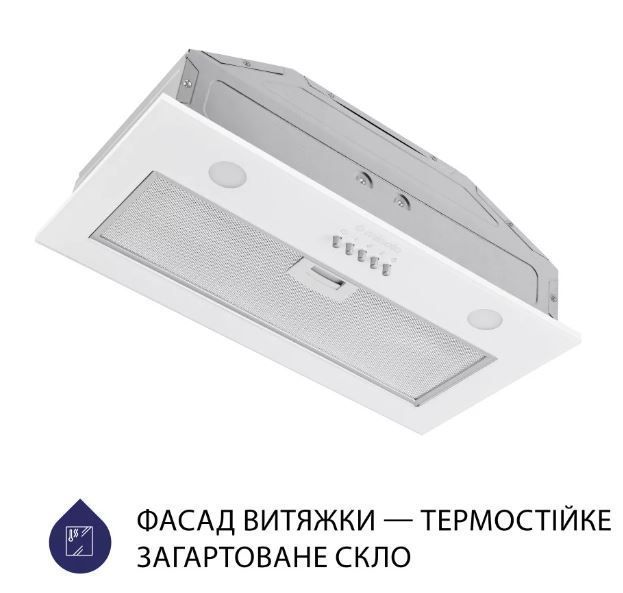 Витяжка вбудована Minola HBI 5262 WH GLASS 700 LED УТ000003065 фото Витяжка вбудована Minola HBI 5262 WH GLASS 700 LED УТ000003065 фото