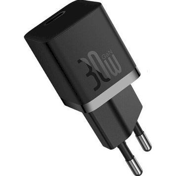 Зарядний пристрій Baseus GaN5 Fast Charger (mini) 1C 30W Black (CCGN070401) 50253 фото