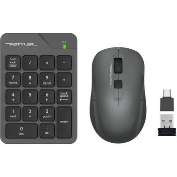 Комплект (клавіатура + миша) A4tech FG1600C Air2 Grey 148772 фото
