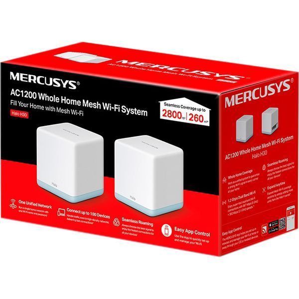Маршрутизатор Mercusys Halo H30 (2-pack) 137752 фото