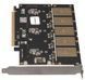 Плата розширення Frime WCH382L (ECF-PCIEtoSSD010) PCI-E-5xM.2 (B Key) 141094 фото 5