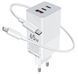 Зарядний пристрій Gelius Nimble GaN 65W GP-HC051 White w/Type-C to Type-C cable (90473) 50028 фото 1
