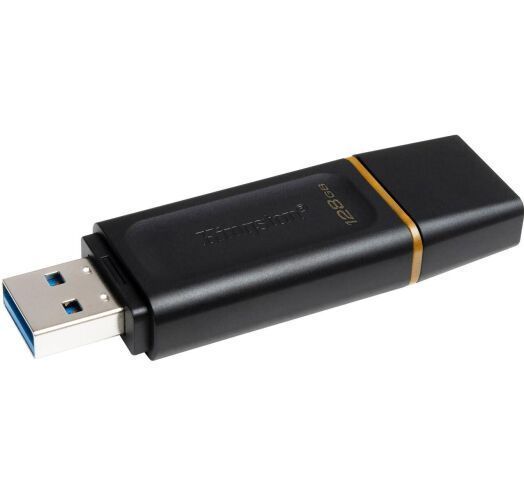 Флешка Kingston DataTraveler Exodia 128GB USB 3.2 Gen 1 Black/Yellow (DTX/128GB) 40787 фото