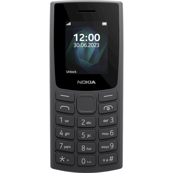Мобільний телефон Nokia 105 SS 2023 Charcoal без ЗП 49706 фото