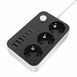 Мережевий фільтр СolorWay 3 розетки/6USB (3 USB-A + 3 USB-С) (20W) 2 м Black (CW-CHE36PDB) 57220 фото 4